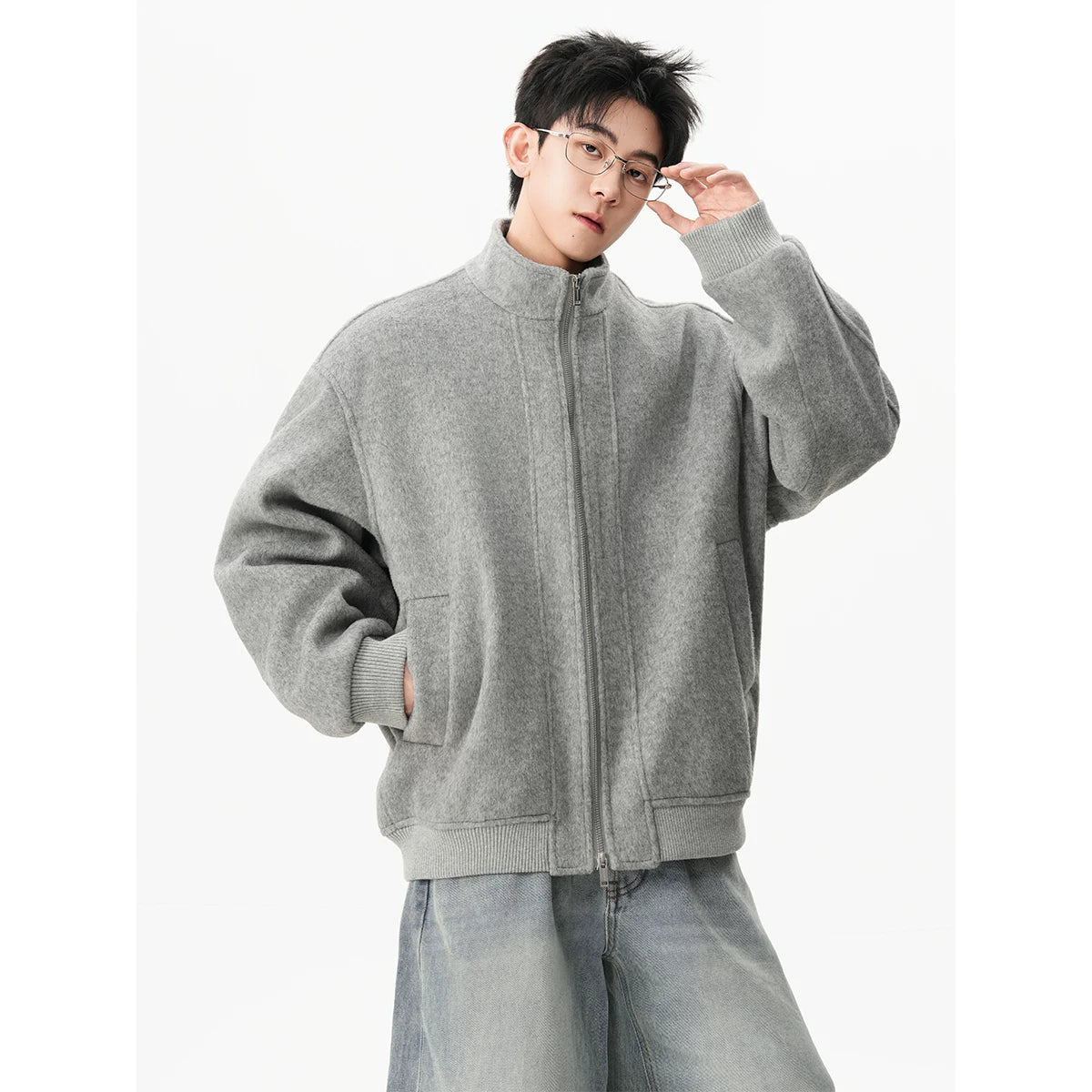 Steelcloud Wool Zip Bomber