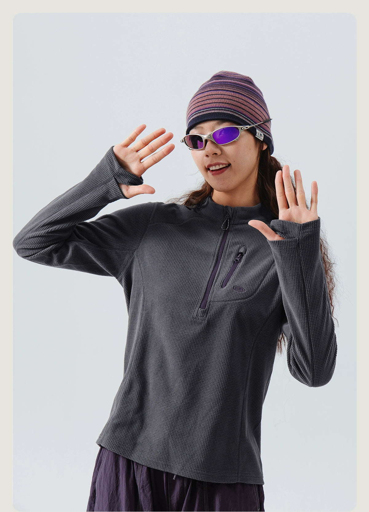 Thermal Grid  Pullover