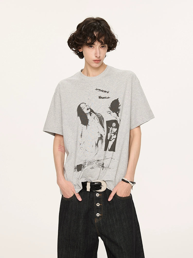 UPF 50+ Graphic Print T-Shirts