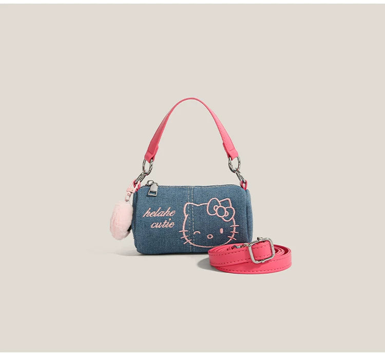 Denim Barbie Kitty Baguette