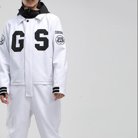 Monochrome Tactical Utility Snowboard Jumpsuit