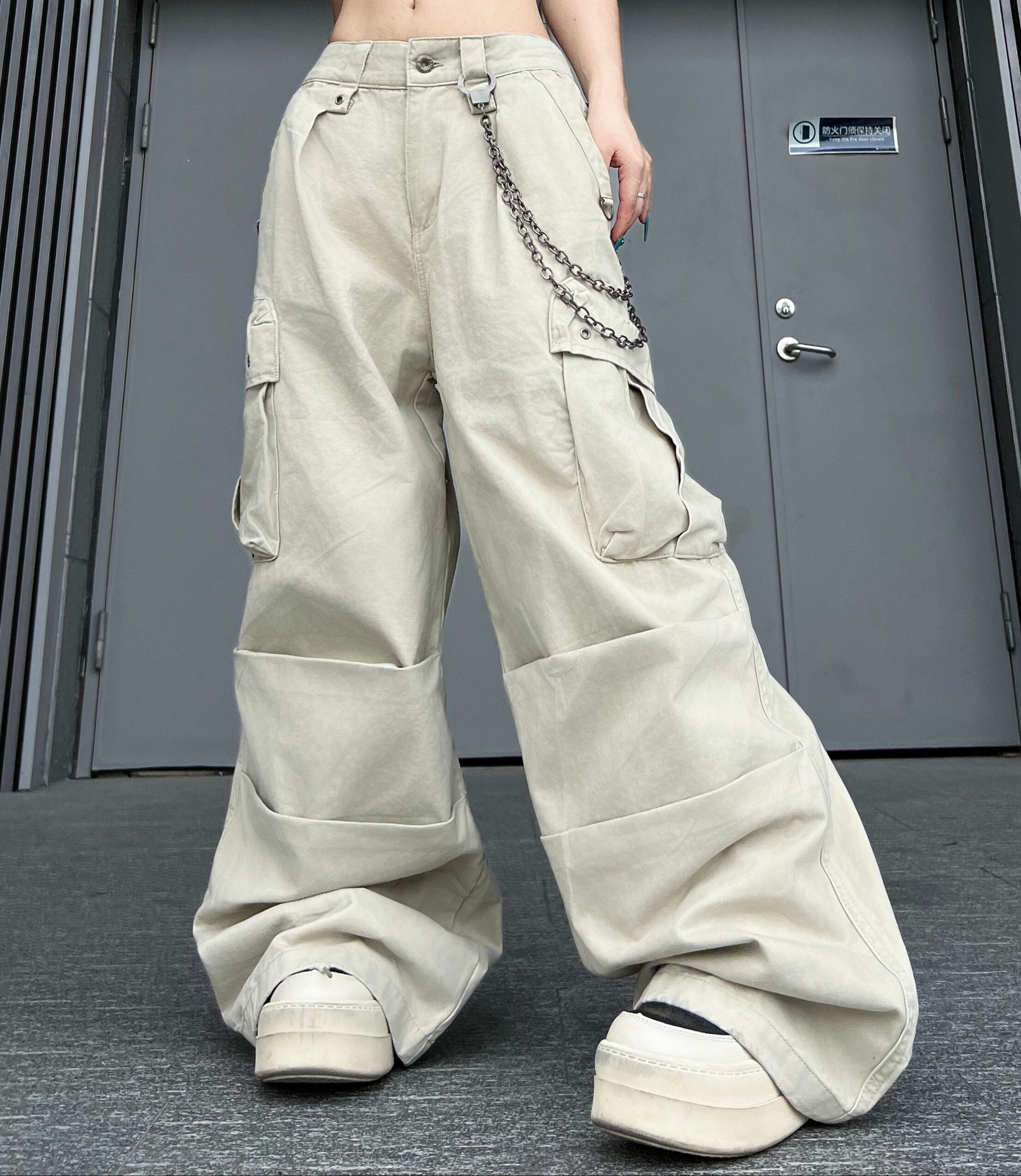 Multi-Pocket Parachute Pleats | Men's Cargo Pants