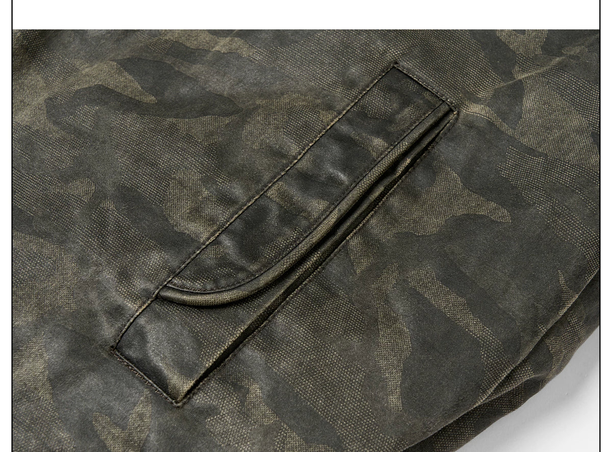 Dustland Sherpa-Lined Camo Hooded Jacket