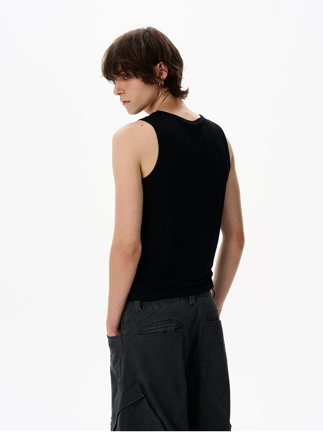 Ribbed Cotton Tank Top