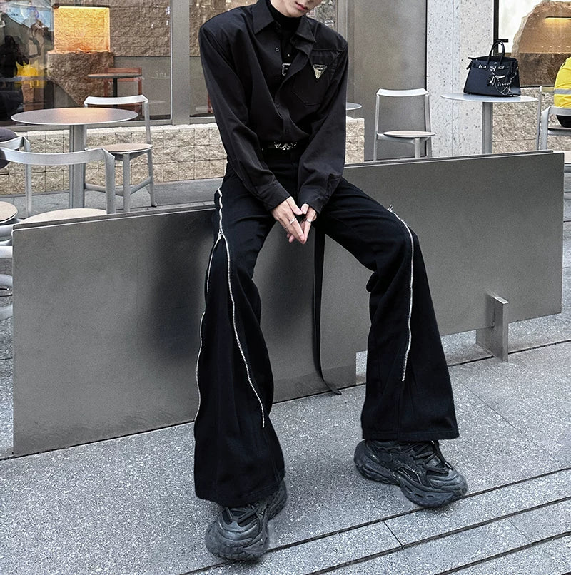 Vortex Rail Twin-Zip Flare Pants