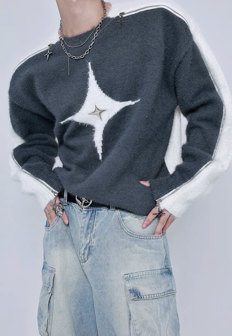 Nova Rift Asym Zip-Star Sweater