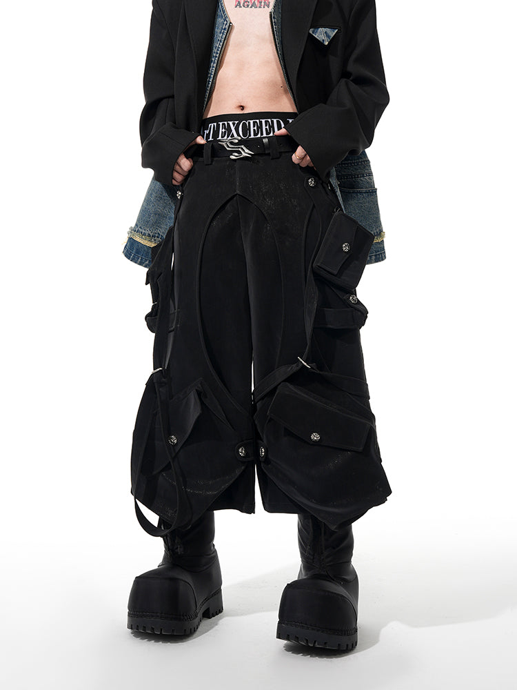 Tactical Cargo Pants with Multi-Pocket Design