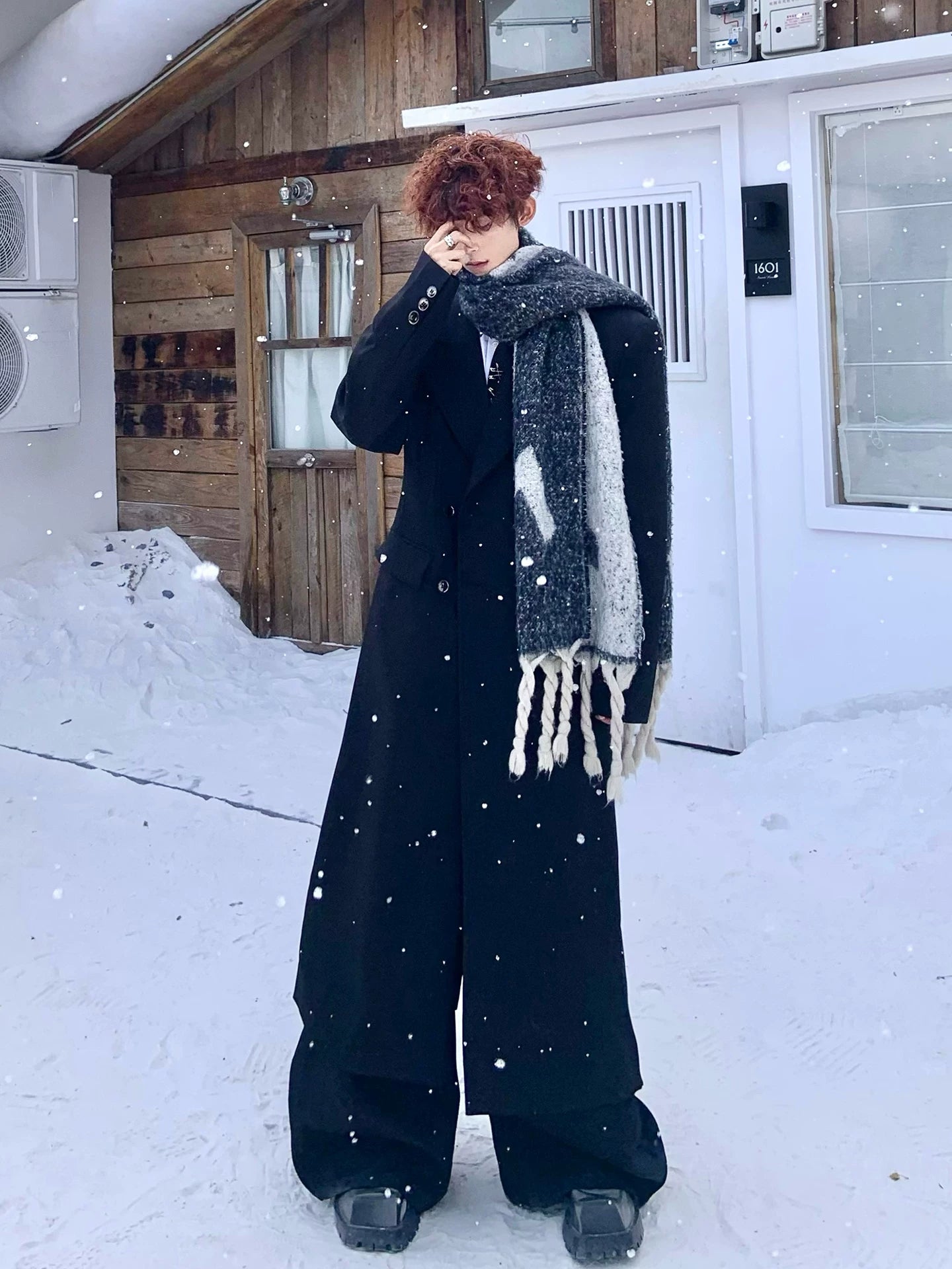 Noir Glacier Alpine Overcoat