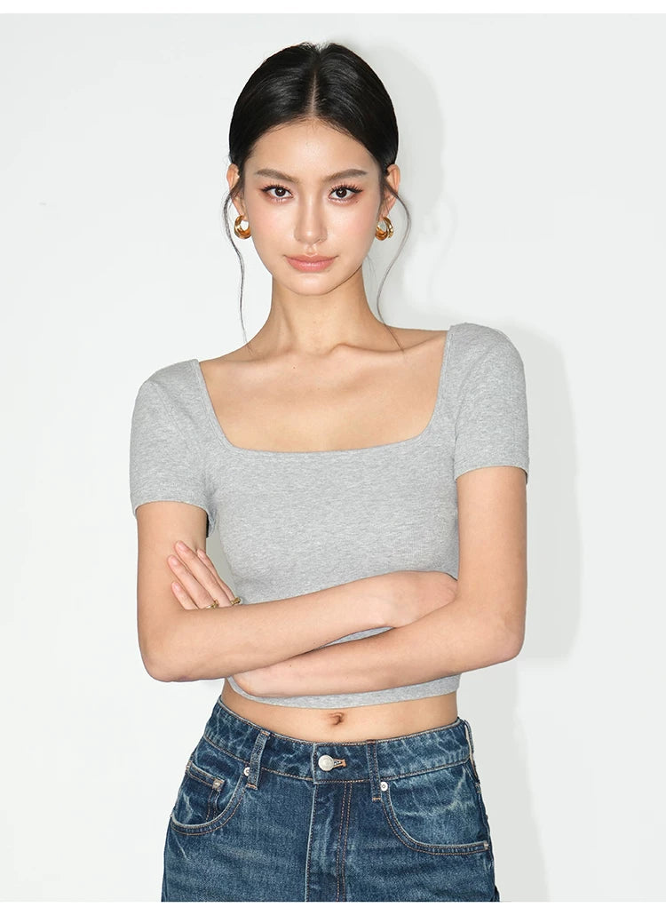 Gallery Square Essential Crop Tee