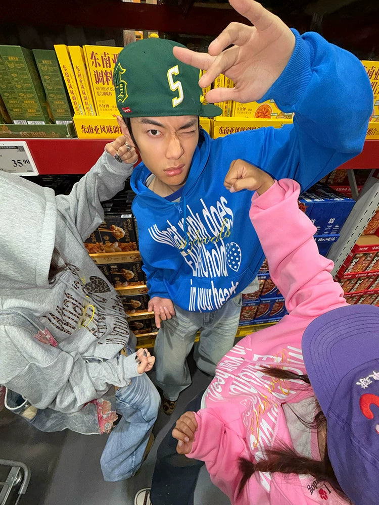 Bubblegum Manifesto Zip Hoodie