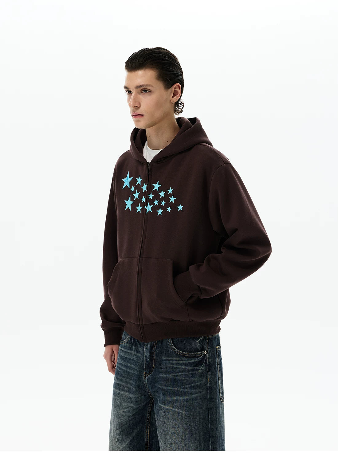 Stellar Drift Zip Hoodie