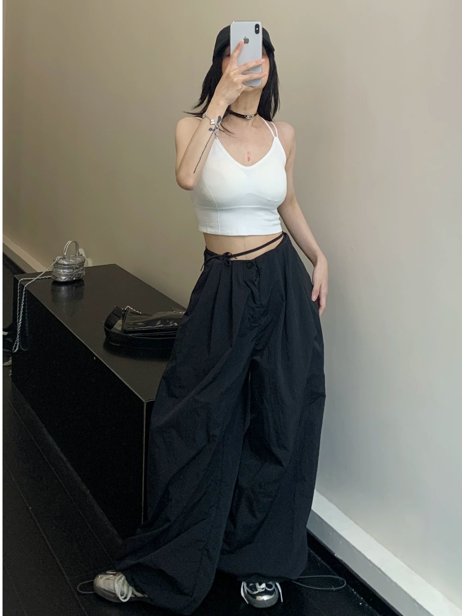 Midnight Parachute Wide Pants