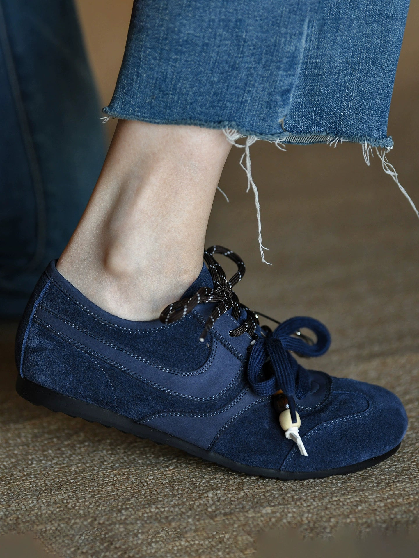 Indigo Bead Nomad Sneaker