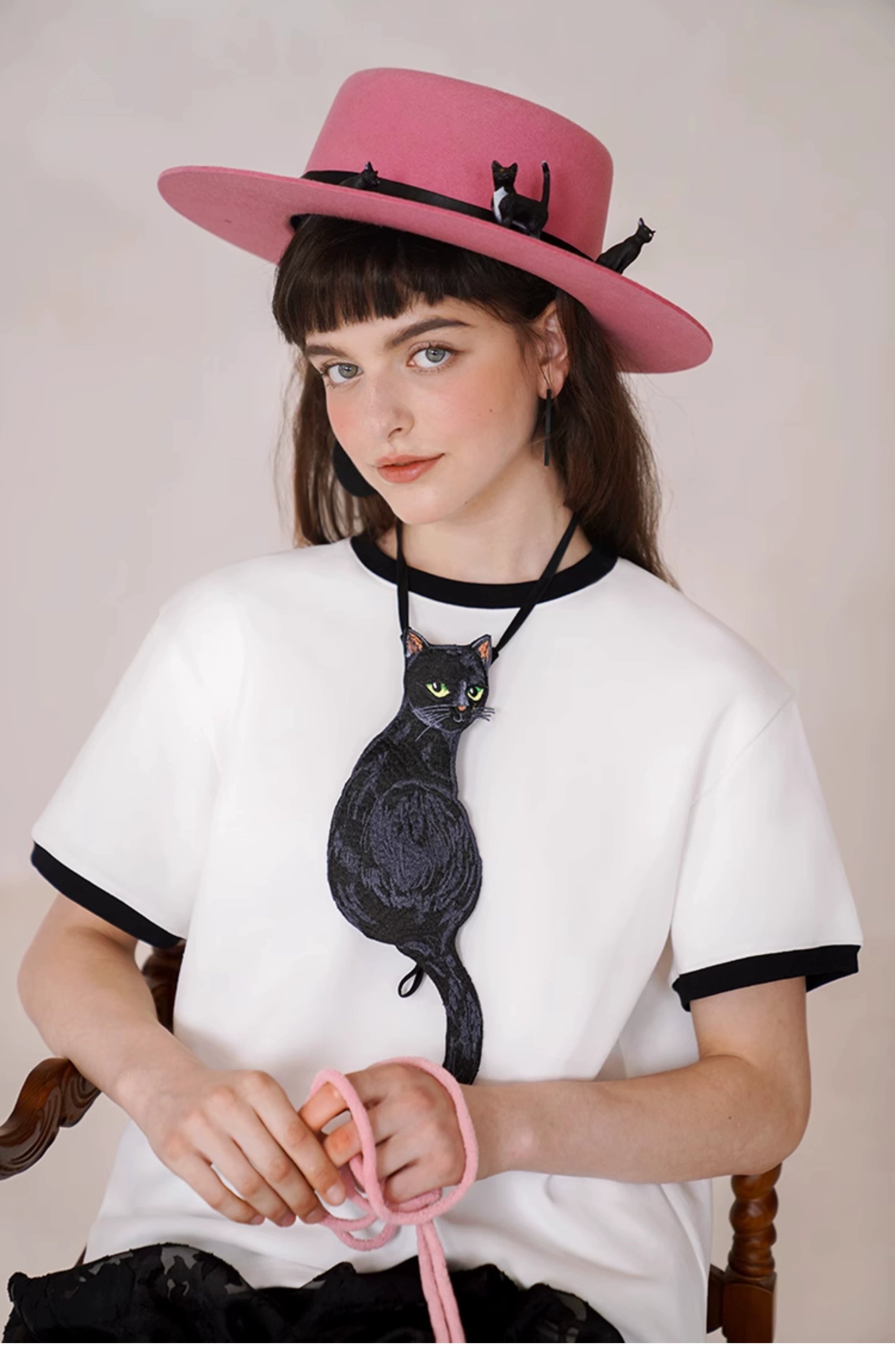 Black Cat Shaped Novelty Tie