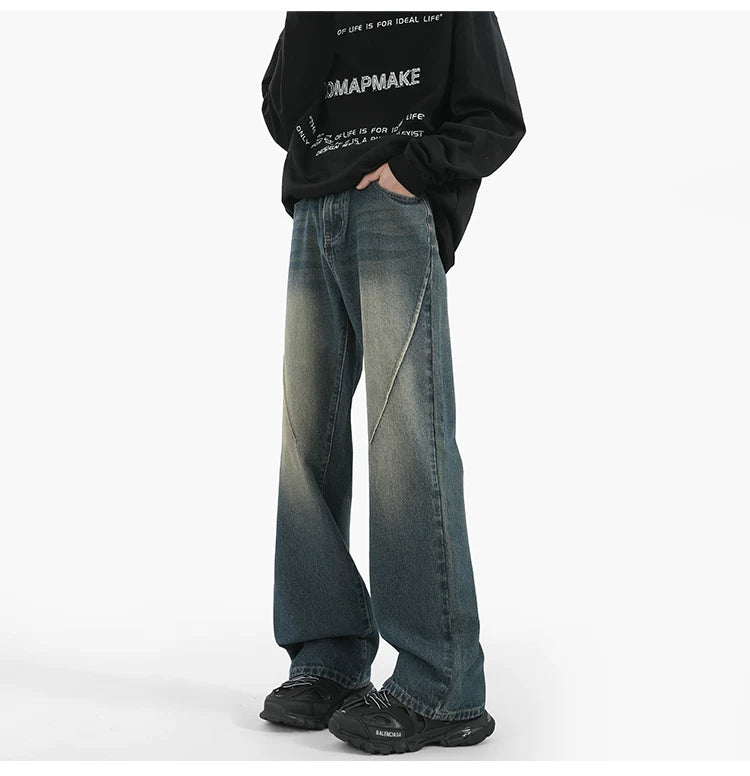 Sunfade Arc Flare Denim Pants