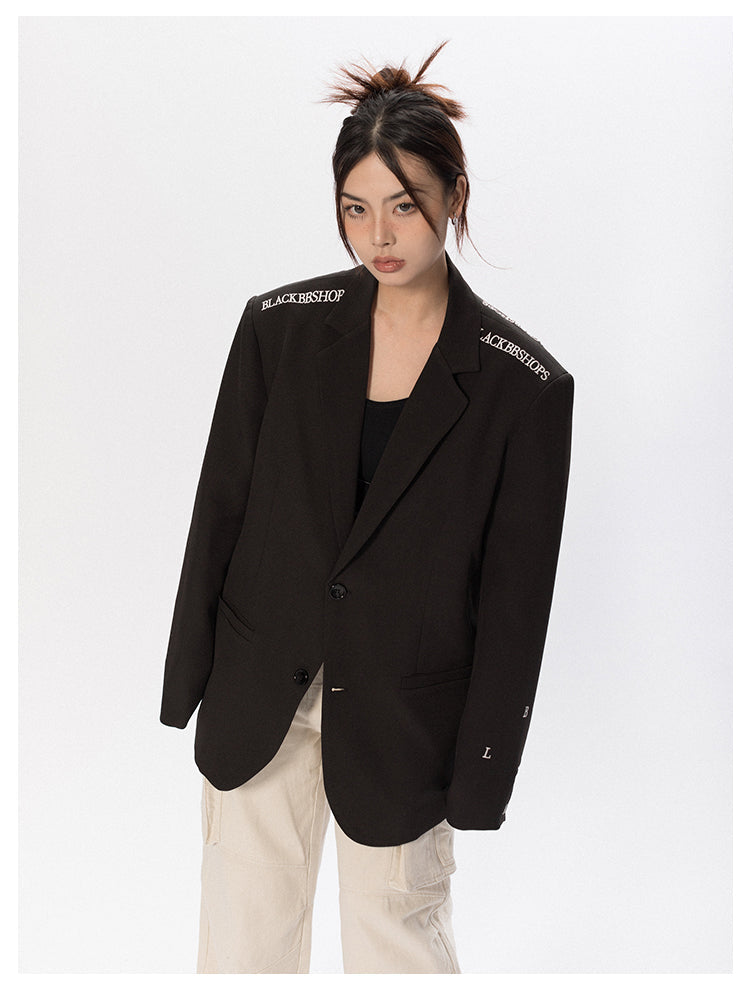 Original Embroidered Suit Jacket - chiclara