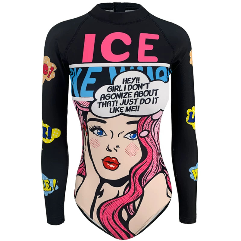 Bubble Pop Comic Surf Suit