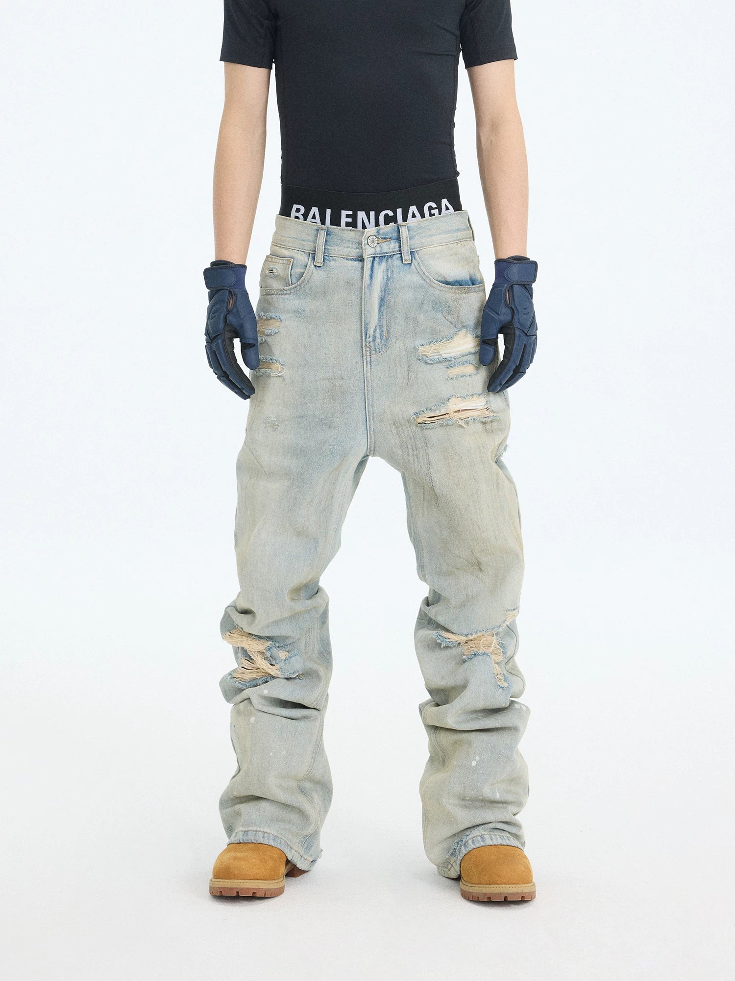 Quarry Fade Stacked Ruin Jeans