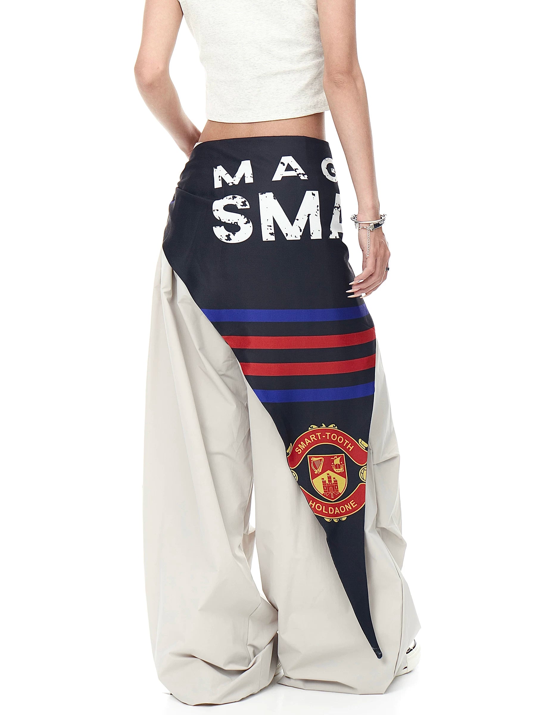 Varsity Drape Parachute Cargo Pants