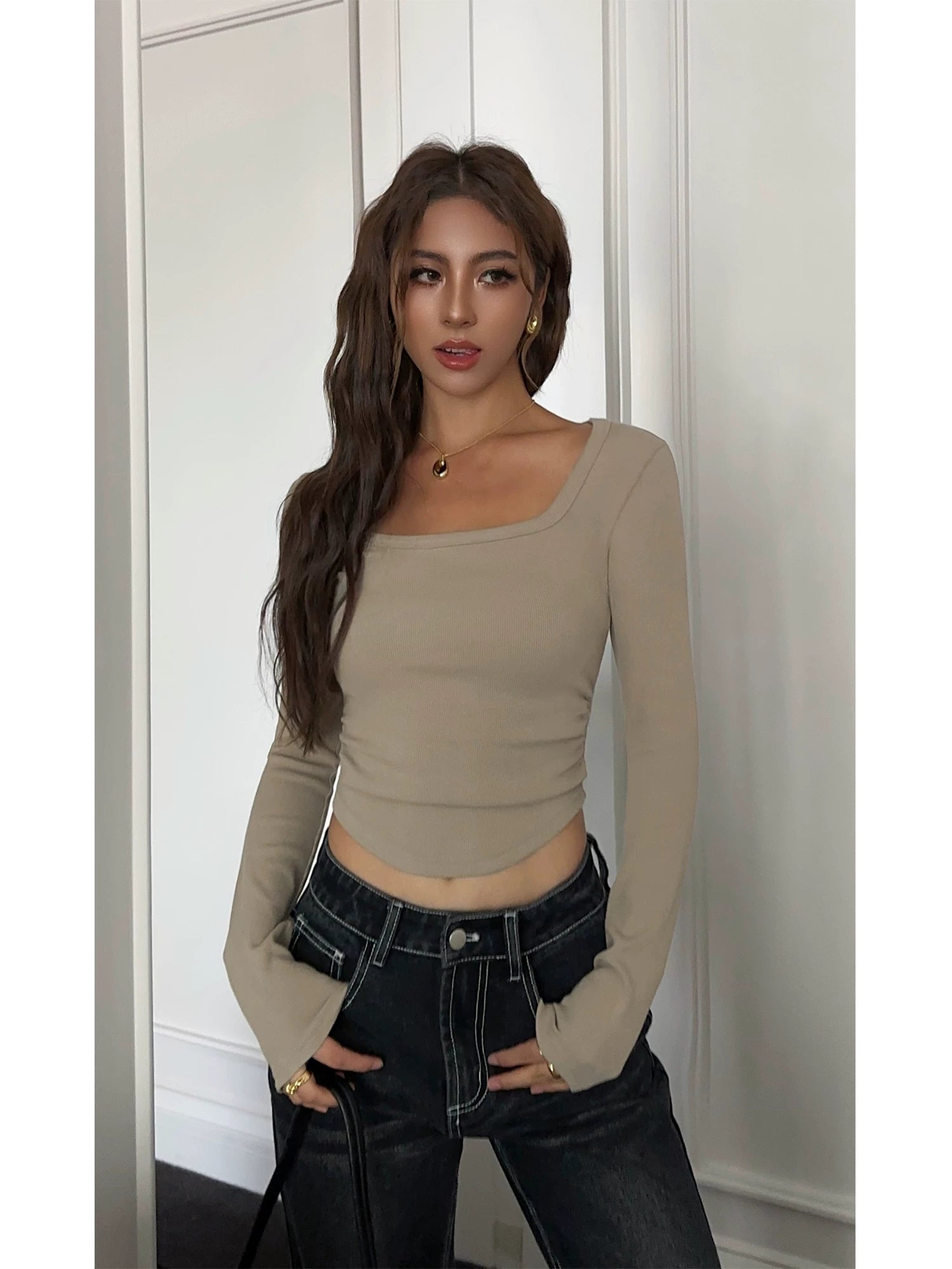 Cloudform Fitted Crop Top