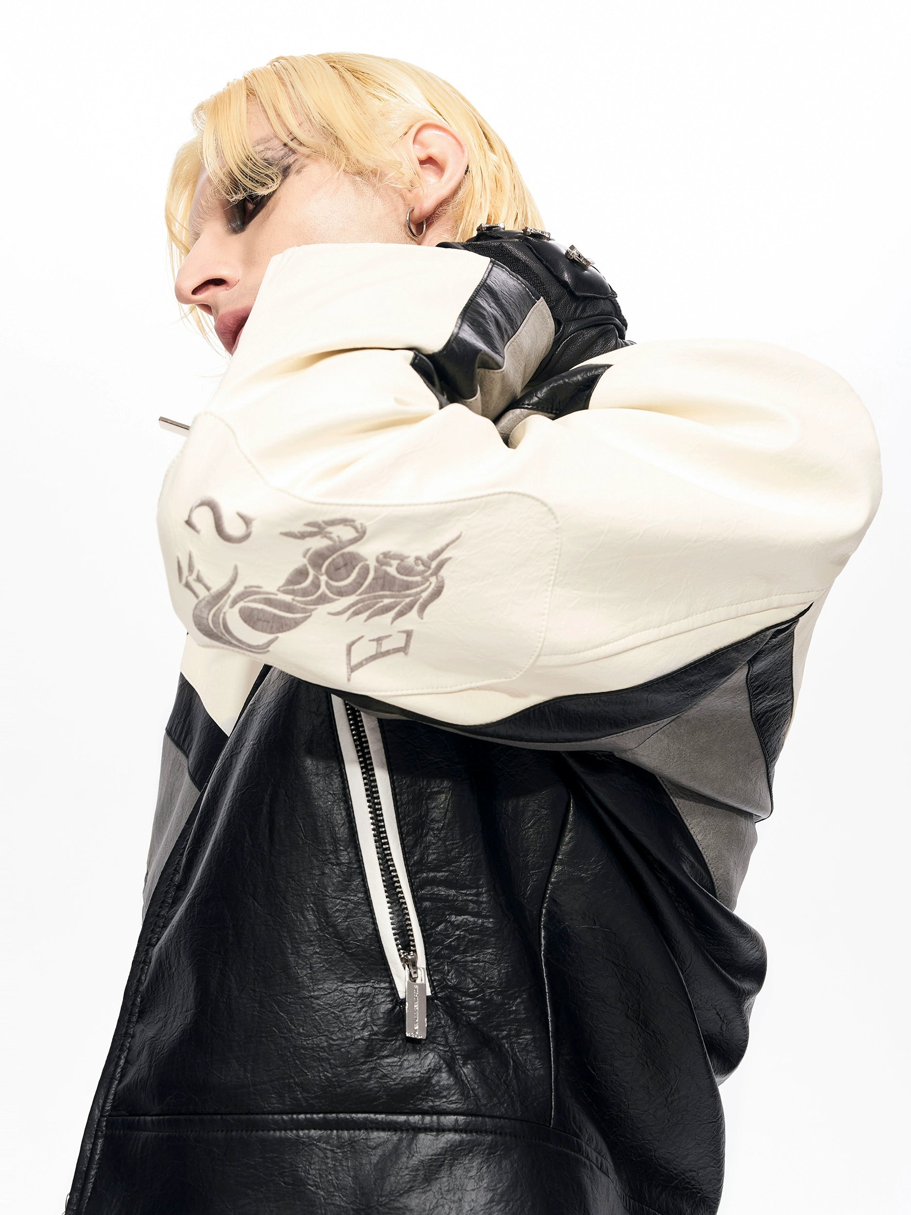 Blush Velocity Racing Moto Jacket