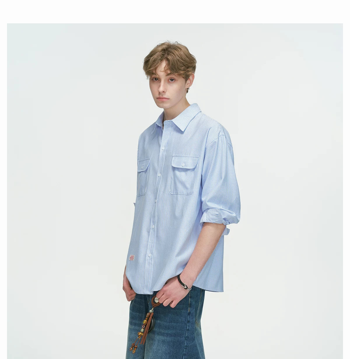 Skyline Pinstripe Utility Shirt