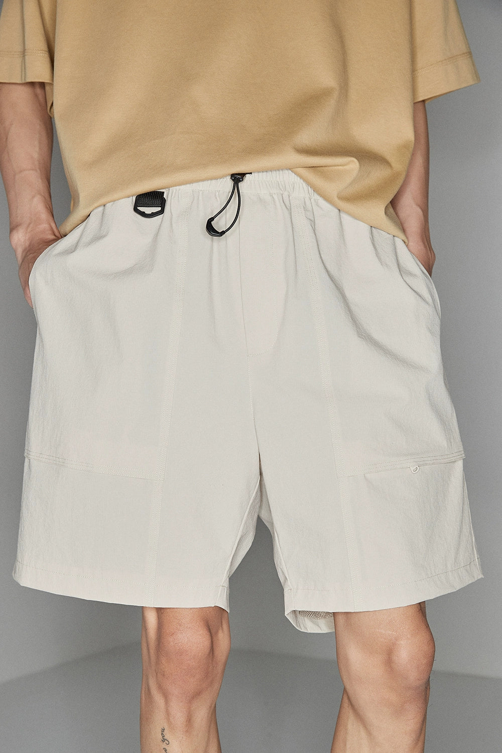 Drawstring Chino Shorts