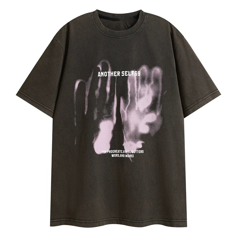 Grunge-Style Oversized T-Shirt