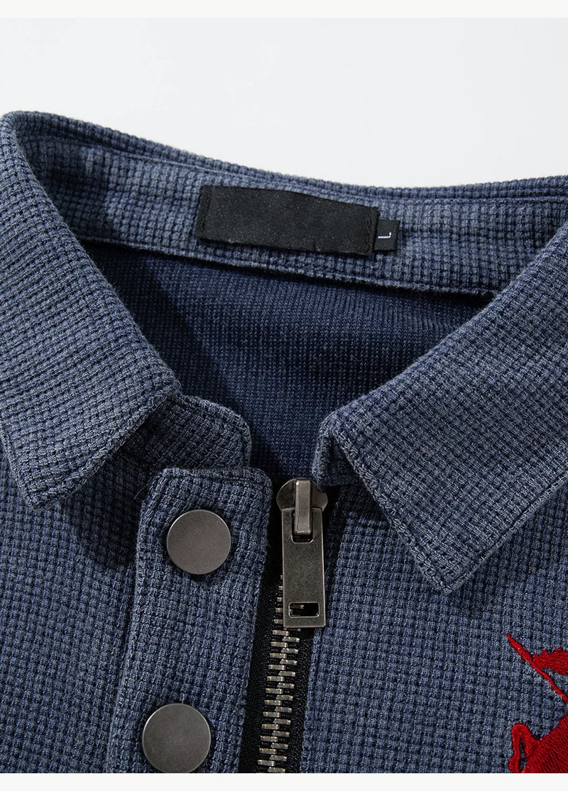 Rider Zip-Placket Polo