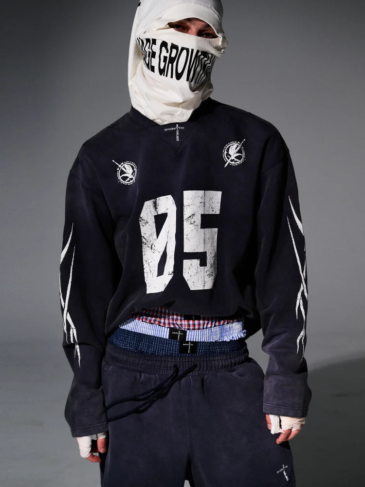 Blackout 05 Distressed Long Sleeve Tee