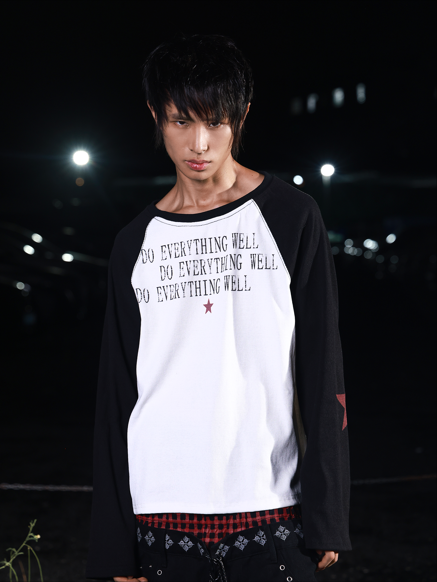 Star Script Do Everything Raglan Tee