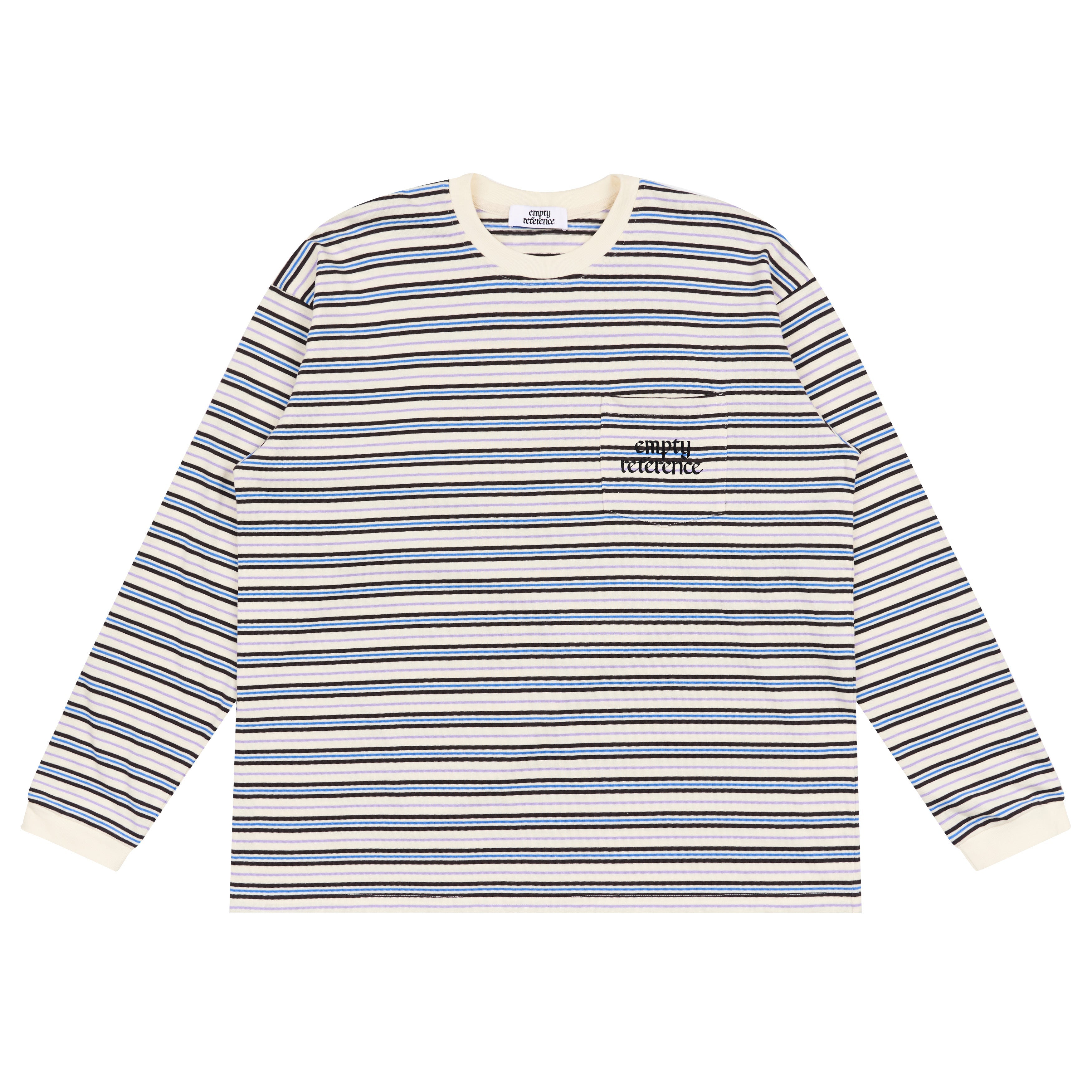 Classic Stripes Embroidered Long Sleeved Tee - chiclara