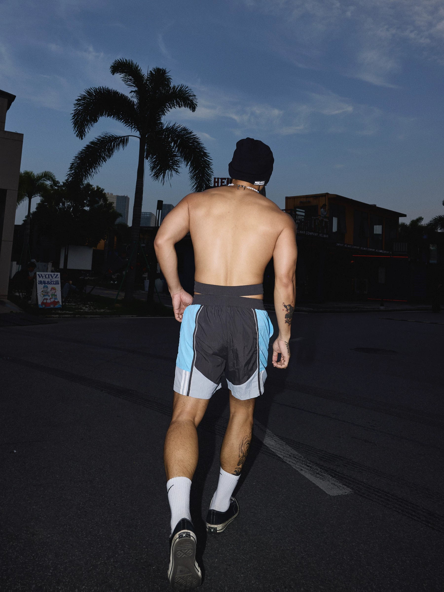 Vintage New York Track Archive Shorts