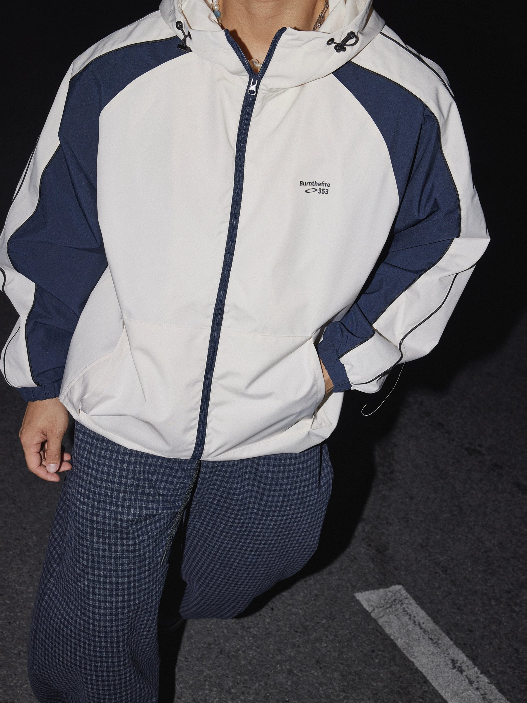 Colorblock Windbreaker Jacket