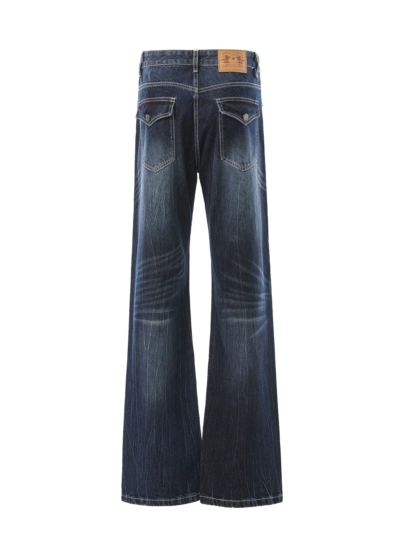 Echo Fade Wide‑Leg Jeans