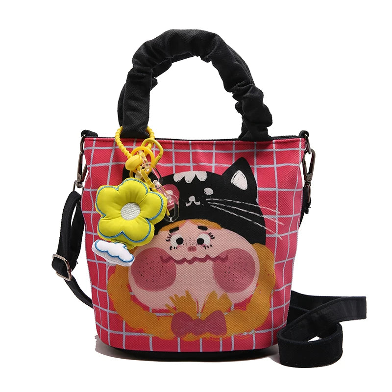 Giggles & Bows Cartoon Tote
