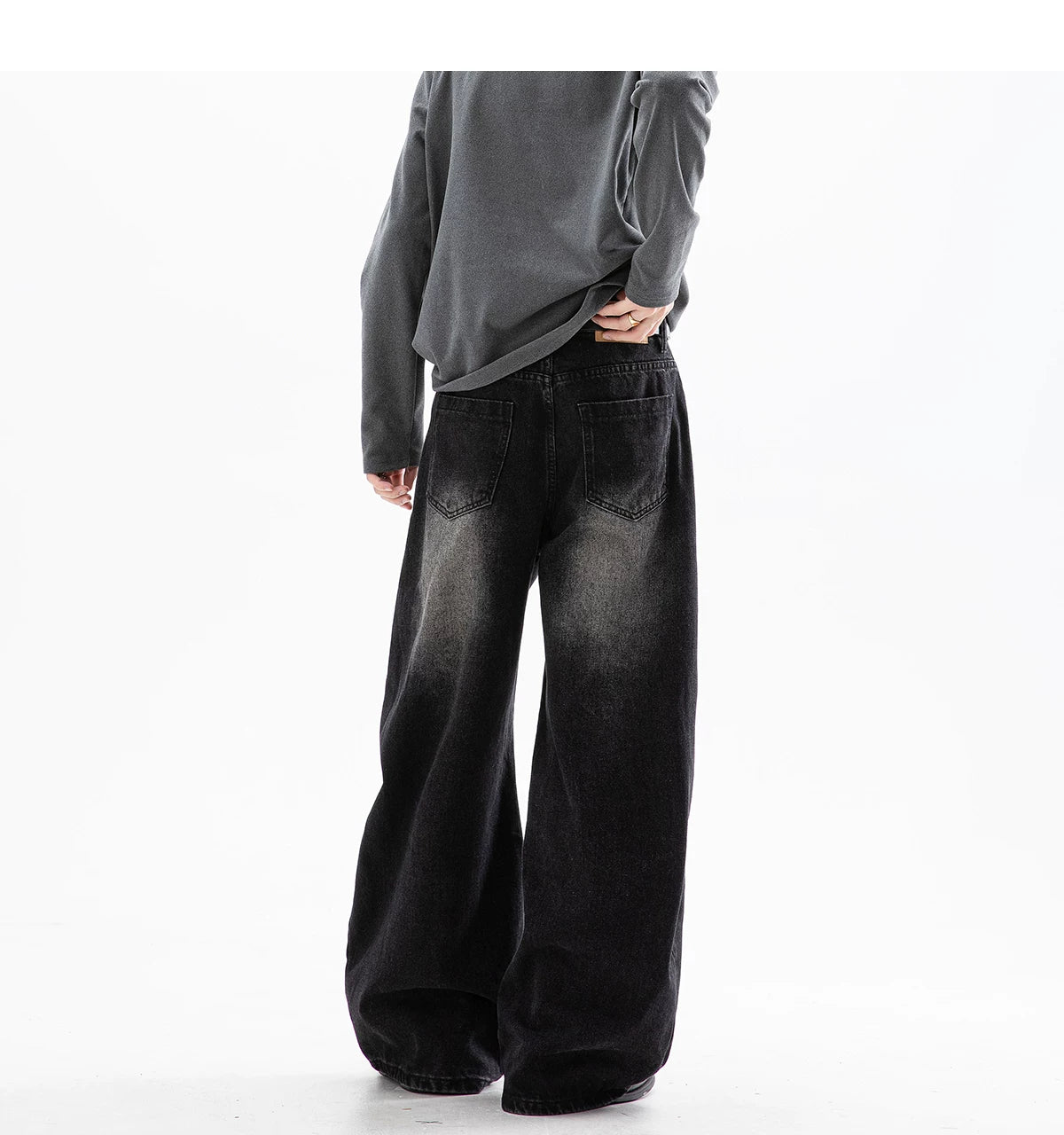 Cloudstripe Ultra Wide-Leg Jeans