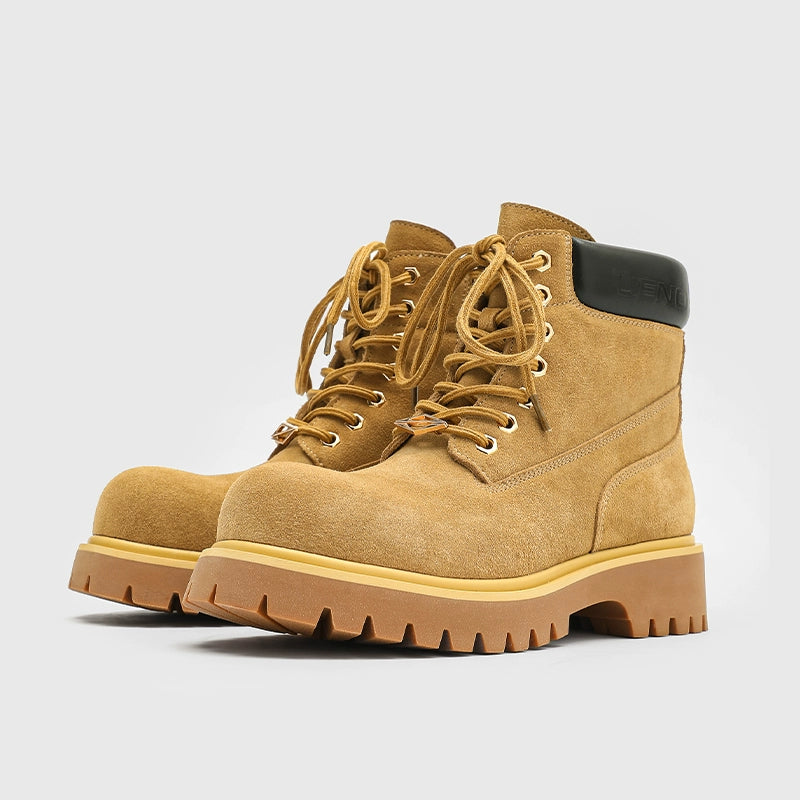 Suede Rugged Work Boots