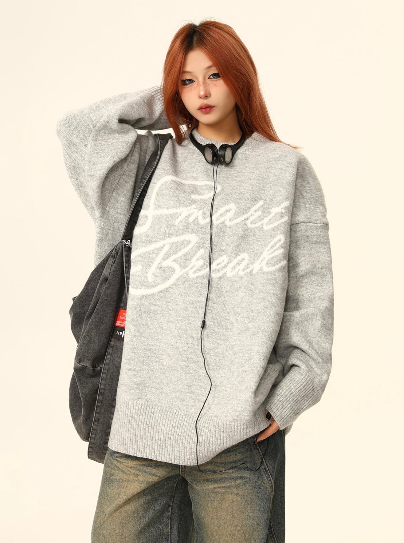 Smart Break Knit Sweater