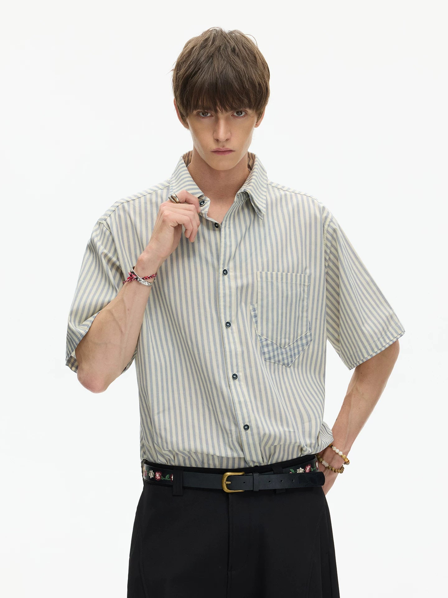 Dune Stripe Short Sleeve Shirt