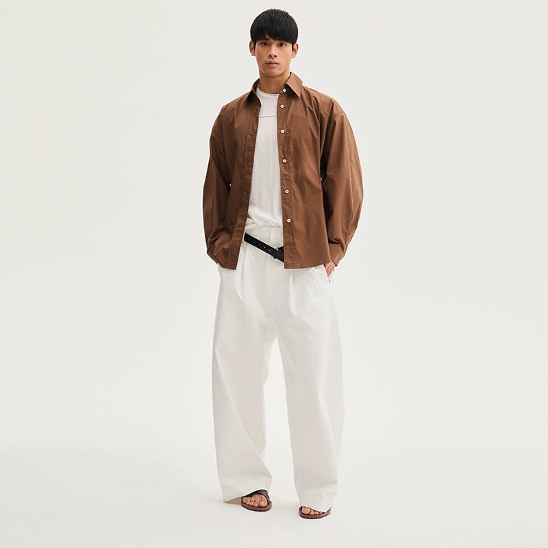 AzureDrift Oversized Breeze Shirt