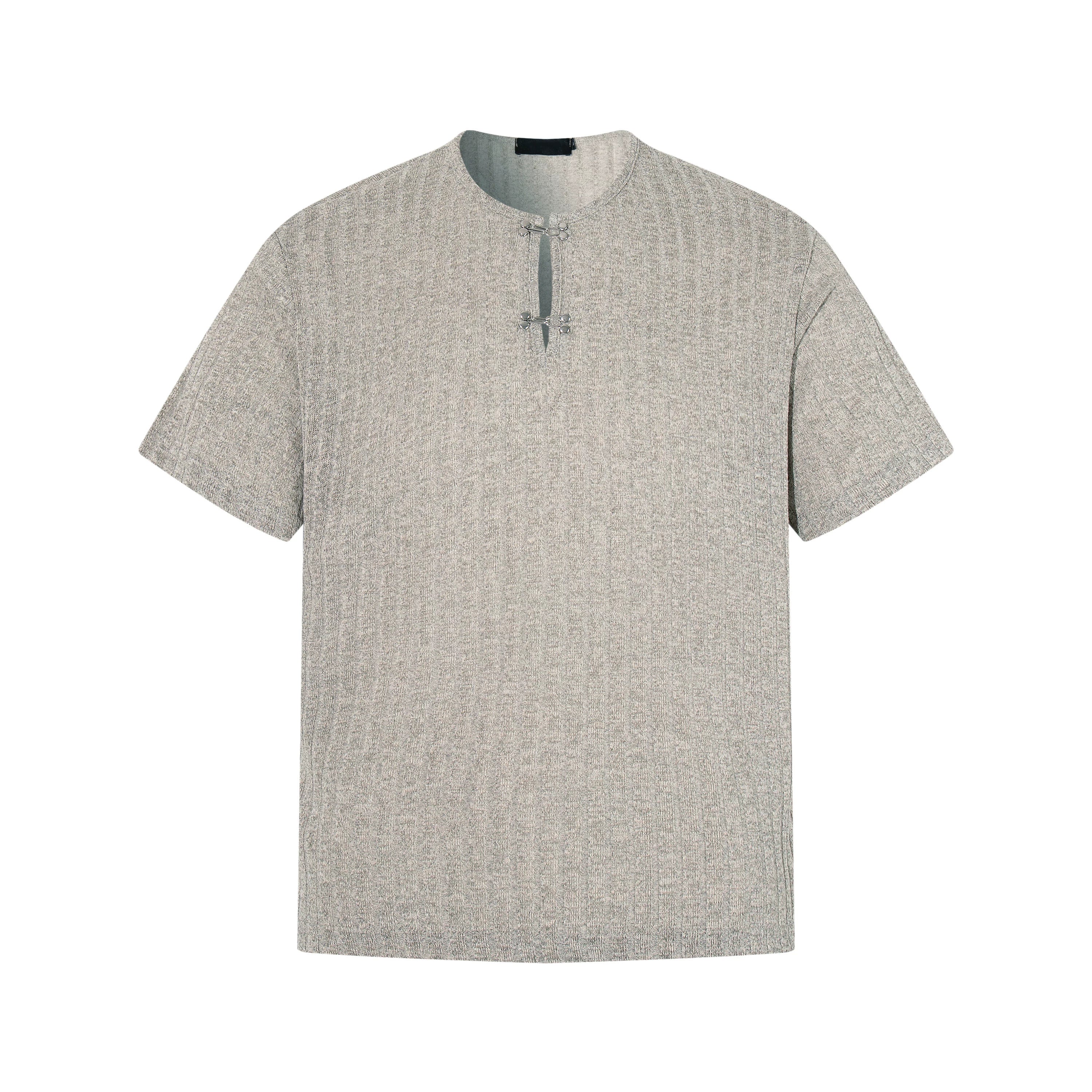 Clay Heather Textured Knit Tee