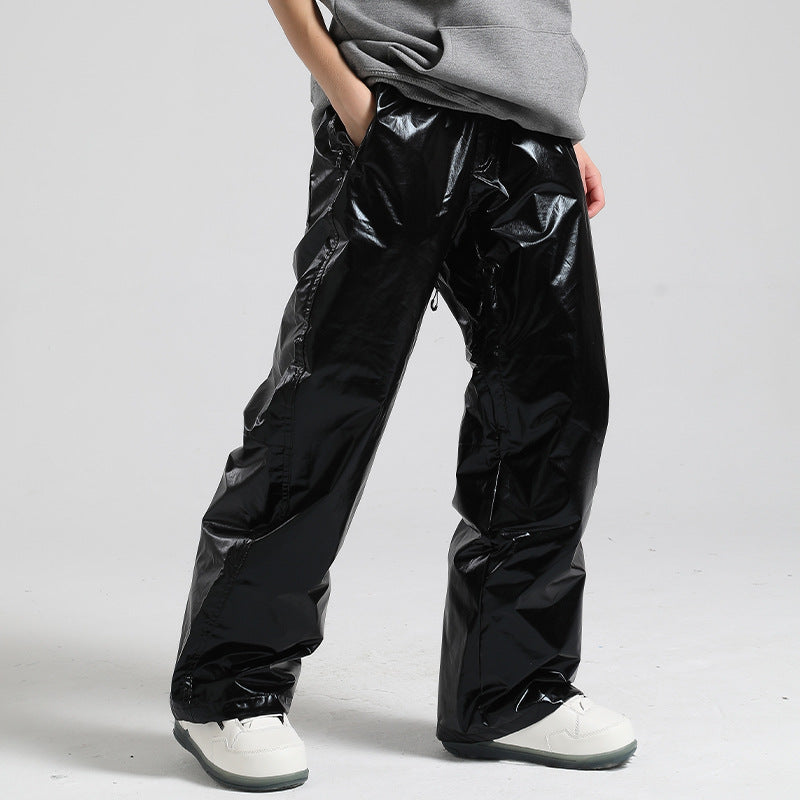 AuroraGlaze Shimmer Snow Pants