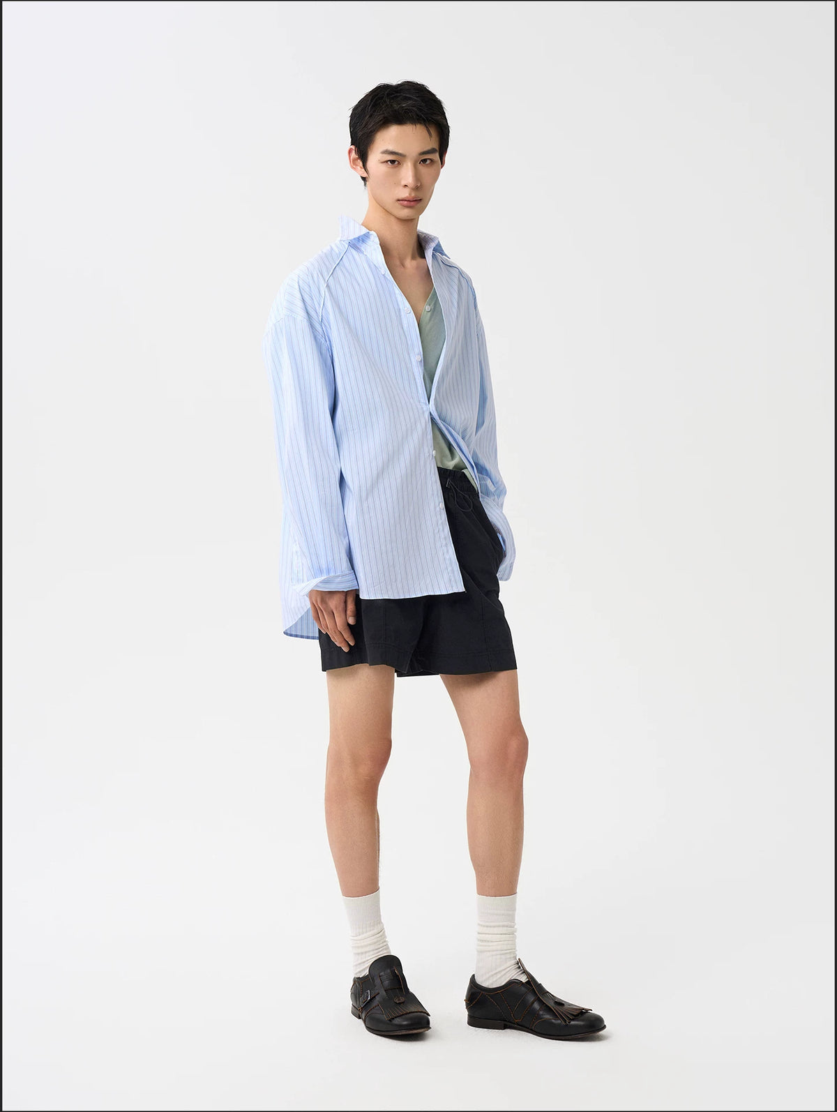 Airstream Pinstripe Oversized Shirt