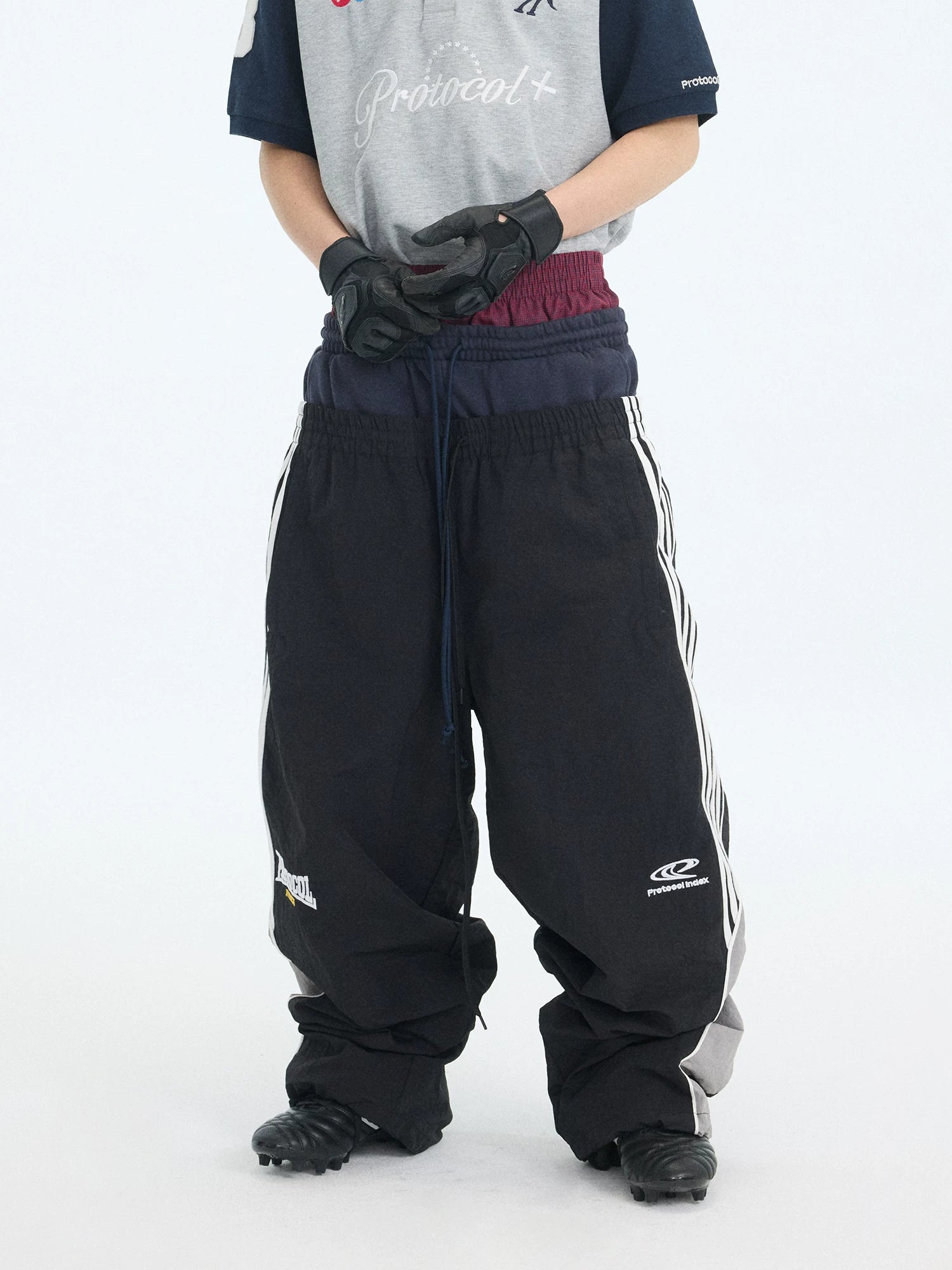 Protocol Double-Waist Rally Track Pants