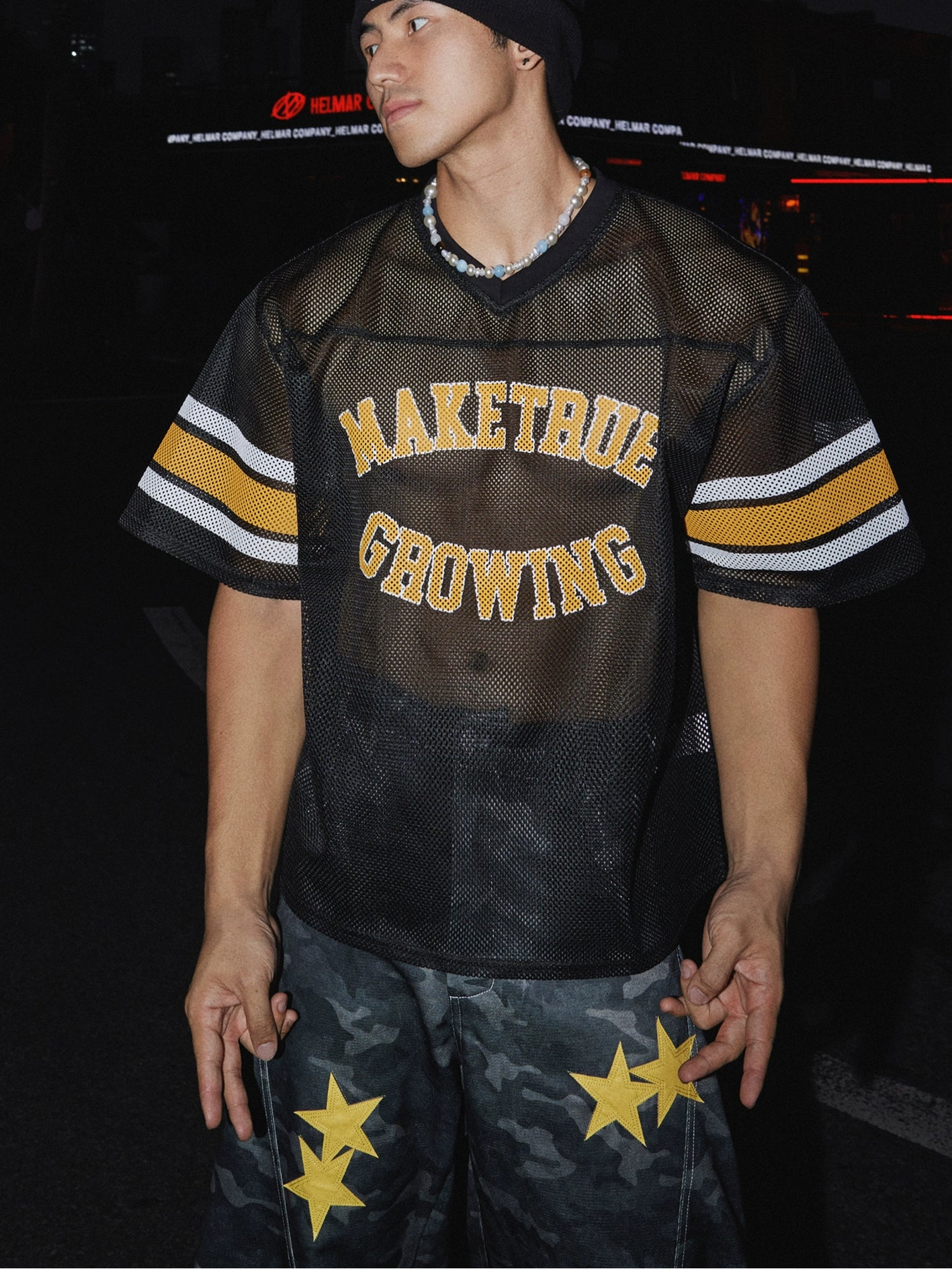 MakeTrue Mesh Varsity Tee