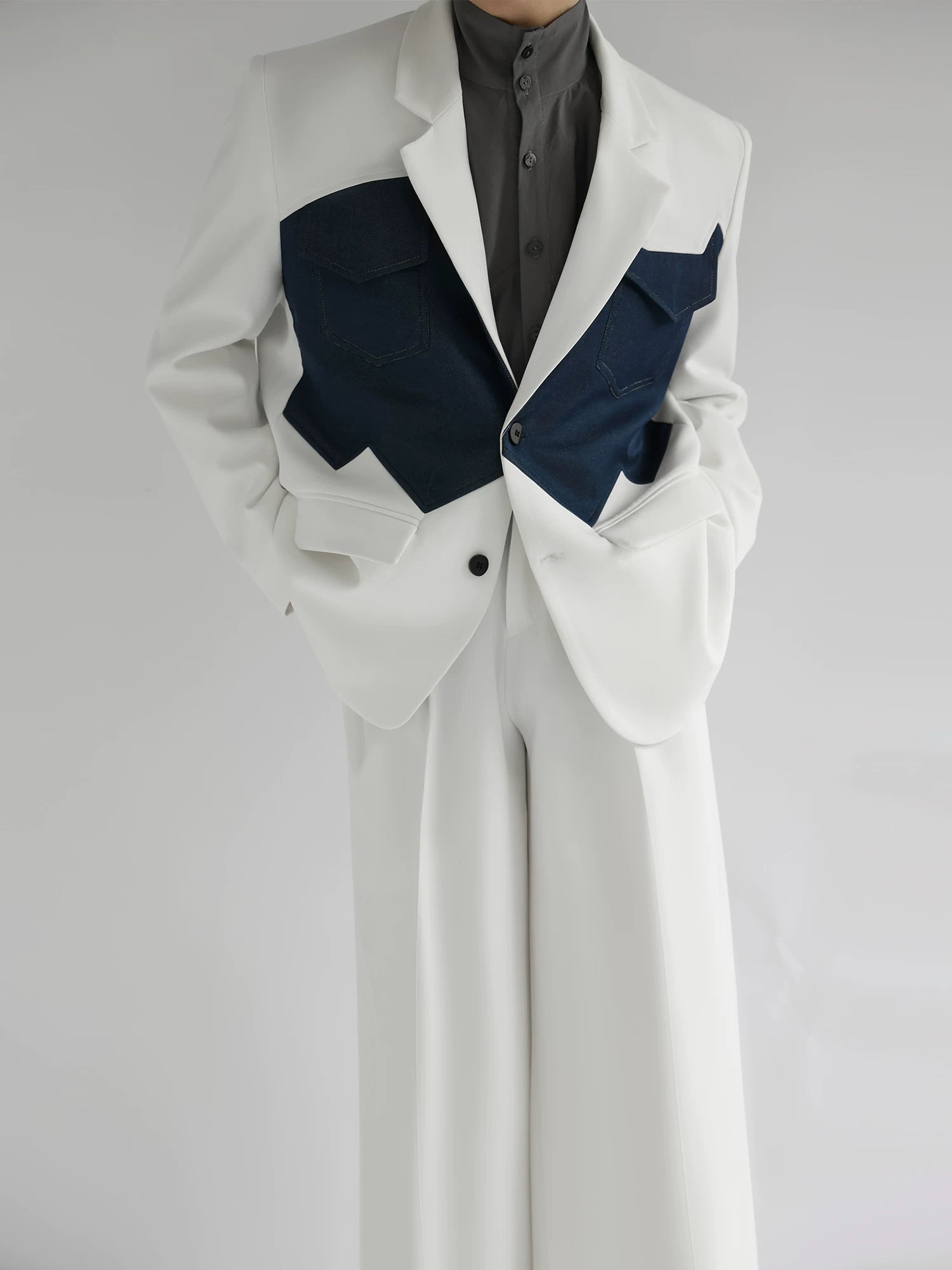 Glacier Range Two‑Tone Western Blazer
