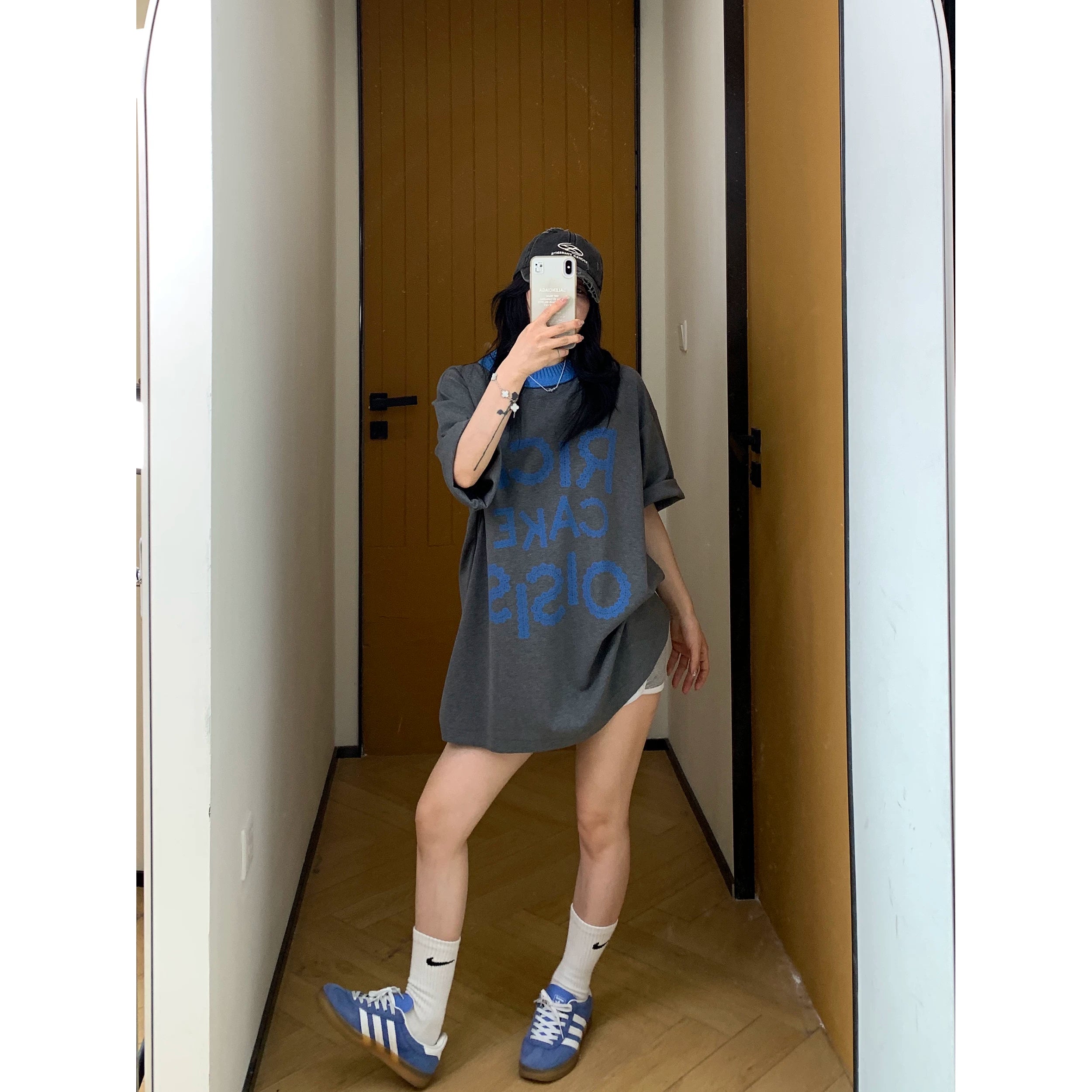 Charcoal Bubble Logo Tee