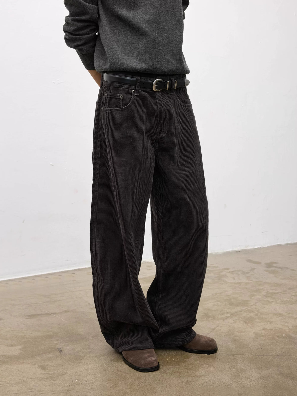 Marlow Wide-Leg Corduroy Trousers