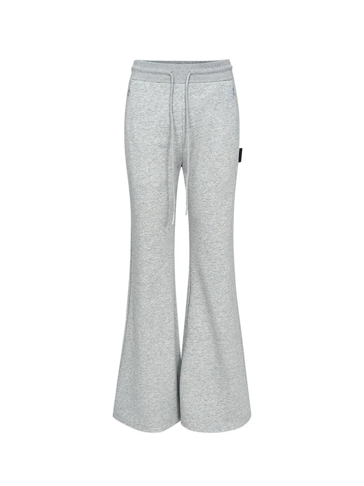 Wide-Leg Drawstring Sweatpants